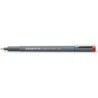 Staedtler Pigment Liner 308 Pennarello calibrato - Tratto 0,3 mm - Asciugatura rapida - Colore rosso 10pz 10pz