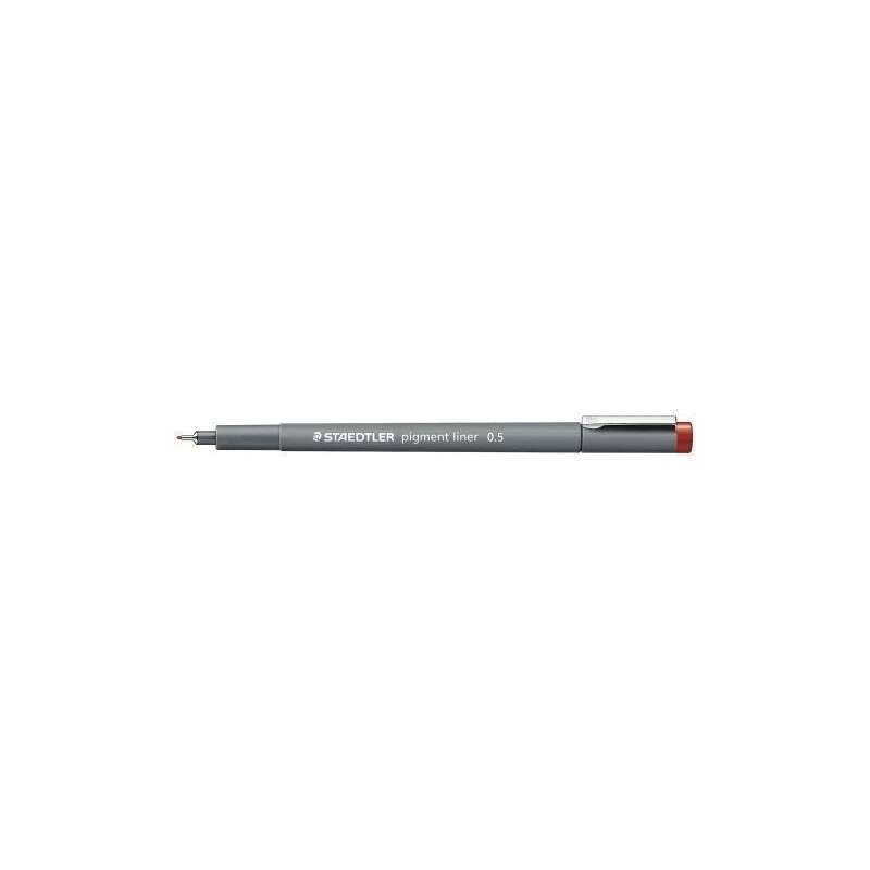 Staedtler Pigment Liner 308 Rotulador Calibrado - Trazo 0.5mm - Secado Rapido - Color Rojo Staedtler Pigment Liner 308 Rotulador Calibrado - Trazo 0.5mm - Secado Rapido - Color Rojo