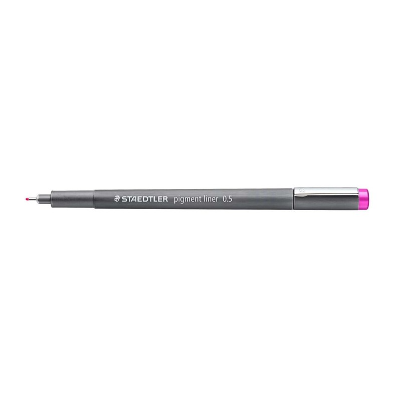 Staedtler Pigment Liner 308 Rotulador Calibrado - Trazo 0.5mm - Secado Rapido - Color Fucsia Staedtler Pigment Liner 308 Rotulador Calibrado - Trazo 0.5mm - Secado Rapido - Color Fucsia