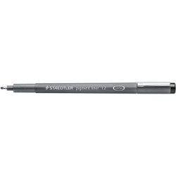 Staedtler Pigment Liner 308 Pennarello calibrato - Corsa 1 mm - Asciugatura rapida - Colore nero 10pz 10pz
