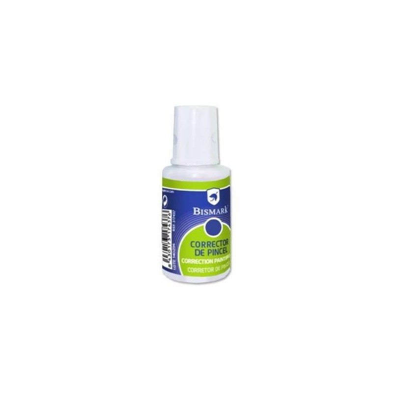 Bismark Liquido Corrector 16ml - Secado Rapido - Aplicador de Pincel - Tamaño Compacto Bismark Liquido Corrector 16ml - Secado Rapido - Aplicador de Pincel - Tamaño Compacto