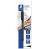 Staedtler Lumocolor 318 Rotulador Permanente - Trazo de 0.6mm Aprox - Secado Rapido - Color Negro