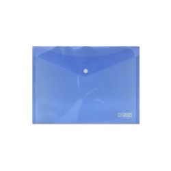 Busta Ingraf con chiusura a moschettone - Polipropilene - Formato A4 - Colore Blu 10pz 10pz