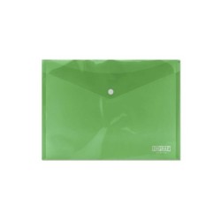Ingraf Sobre con Cierre de Broche - Polipropileno - Tamaño A4 - Color Verde