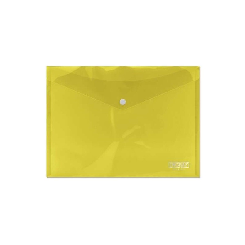 Ingraf Sobre con Cierre de Broche - Polipropileno - Tamaño A4 - Color Amarillo Ingraf Sobre con Cierre de Broche - Polipropileno - Tamaño A4 - Color Amarillo