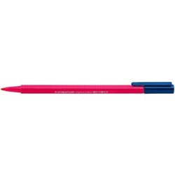 Staedtler Triplus Color 323 Pennarello Punta Fine - Tratto Circa 1 mm - Inchiostro a Base Acqua - Colore Rosso Bordeaux 10pz 10p
