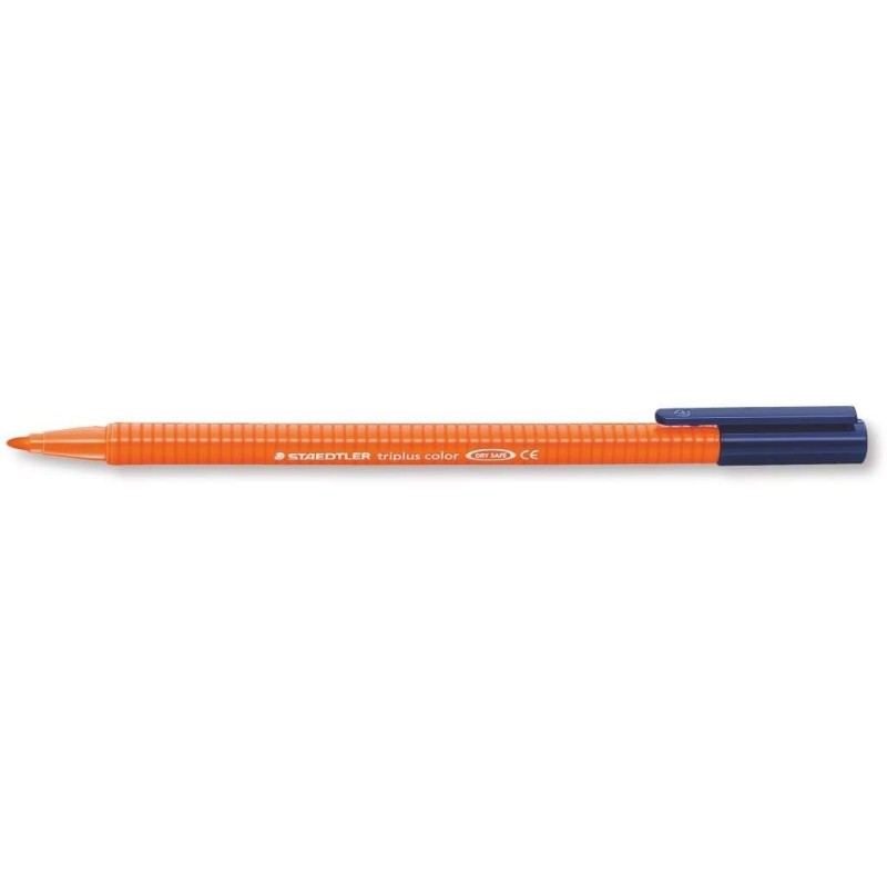 Staedtler Triplus Color 323 Pennarello Punta Fine - Tratto 1 mm Circa - Inchiostro a Base Acqua - Colore Arancione 10pz 10pz Staedtler Triplus Color 323 Pennarello Punta Fine - Tratto 1 mm Circa - Inchiostro a Base Acqua - Colore Arancione 10pz 10pz