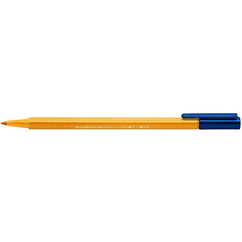 Staedtler Triplus Color 323 Pennarello Punta Fine - Tratto Circa 1 mm - Inchiostro a Base Acqua - Colore Arancione Chiaro 10pz 1 Staedtler Triplus Color 323 Pennarello Punta Fine - Tratto Circa 1 mm - Inchiostro a Base Acqua - Colore Arancione Chiaro 10pz 1