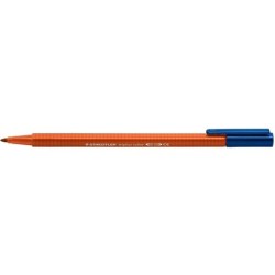 Staedtler Triplus Color 323 Pennarello Punta Fine - Tratto Circa 1 mm - Inchiostro a Base Acqua - Colore Arancione Kalahari 10pz