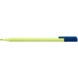 Staedtler Triplus Color 323 Pennarello Punta Fine - Tratto 1 mm Circa - Inchiostro a Base Acqua - Colore Verde Lime 10pz 10pz