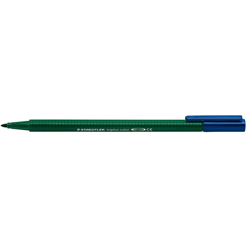 Staedtler Triplus Color 323 Rotulador de Punta Fina - Trazo 1mm Aprox - Tinta Base de Agua - Color Verde Tierra Staedtler Triplus Color 323 Rotulador de Punta Fina - Trazo 1mm Aprox - Tinta Base de Agua - Color Verde Tierra