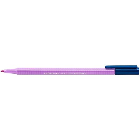 Staedtler Triplus Color 323 Pennarello Punta Fine - Tratto 1 mm Circa - Inchiostro a Base Acqua - Colore Lavanda 10pz 10pz