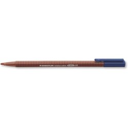 Staedtler Triplus Color 323 Pennarello Punta Fine - Tratto Circa 1 mm - Inchiostro a Base Acqua - Colore Marrone Van Dyck 10pz 1