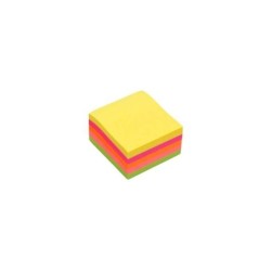 Bismark Confezione da 450 foglietti adesivi 76x76 mm - Colori neon assortiti