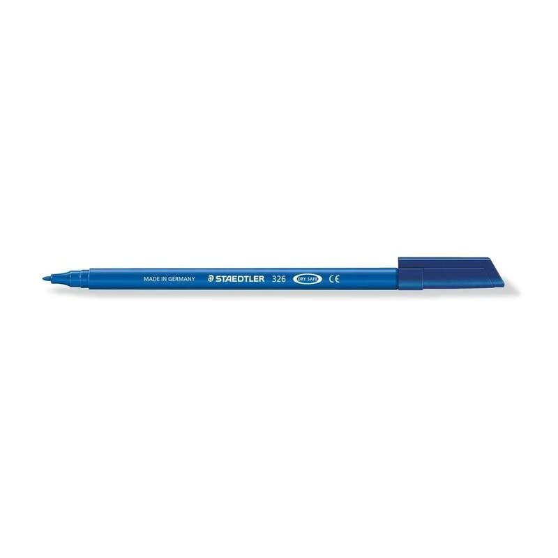 Staedtler Noris 326 Rotulador de Punta Fina - Trazo 1mm Aprox - Tina Base de Agua - Color Azul Staedtler Noris 326 Rotulador de Punta Fina - Trazo 1mm Aprox - Tina Base de Agua - Color Azul