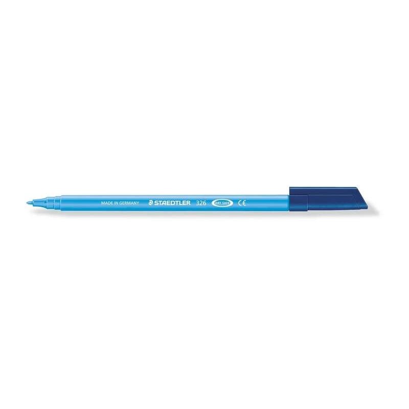 Staedtler Noris 326 Pennarello a punta fine - Tratto circa 1 mm - Vaschetta a base d'acqua - Colore azzurro 10pz 10pz Staedtler Noris 326 Pennarello a punta fine - Tratto circa 1 mm - Vaschetta a base d'acqua - Colore azzurro 10pz 10pz