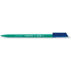 Staedtler Noris 326 Pennarello a punta fine - Tratto circa 1 mm - Vaschetta a base d'acqua - Colore verde 10pz 10pz