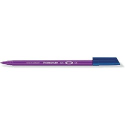 Staedtler Noris 326 Pennarello Punta Fine - Tratto 1 mm Circa - Barattolo a Base Acqua - Colore Viola 10pz 10pz