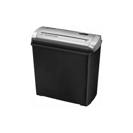 Fellowes Trito 2S Destructora de Papel Manual Corte en Tiras - Destruye hasta 5 Hojas - 11 Litros - Color Negro/Gris