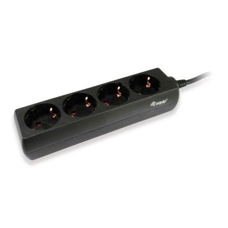 Multipresa Equip Special SAIS - 4 Prese Schuko - Connettore Maschio IEC - Cavo da 1,10 m - Colore Nero