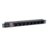 Equipaggia la multipresa con 8 prese per montaggio in rack 19" 1U - Interruttore on/off - Cavo da 1,80 m