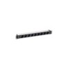 Dotare la multipresa in alluminio di 9 Shucko per il montaggio su rack 19" 1U - Cavo da 1,80 m