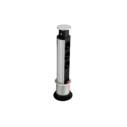 Equipaggia la ciabatta pop-up per tavolo 3 Shuckos + 2 cavi USB - 1,80 m