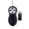 Presentatore wireless Kensington con laser rosso - Portata 20 metri - Memoria USB interna - Nero