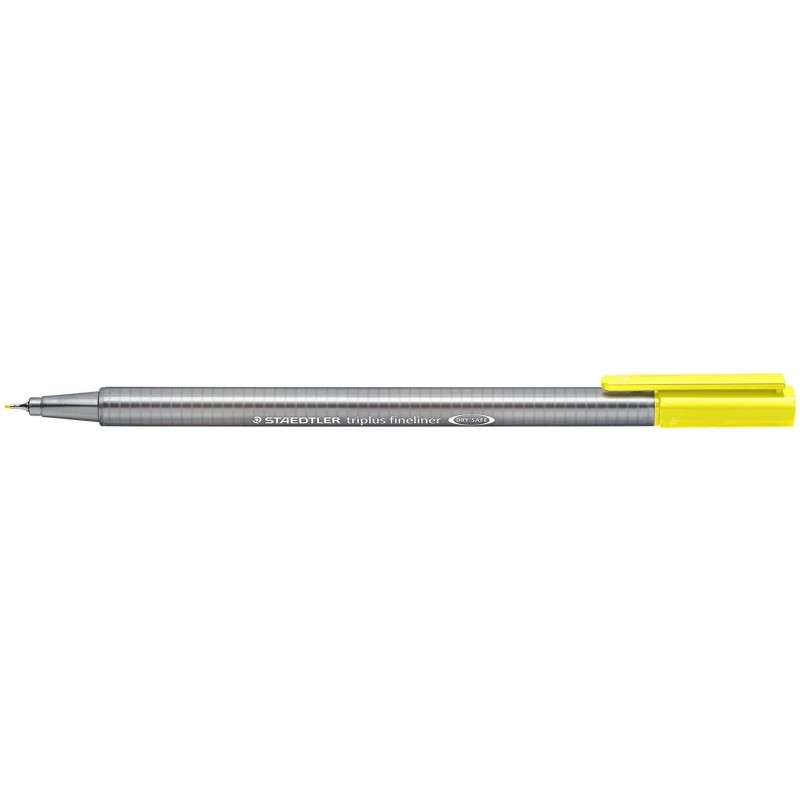 Staedtler Triplus Fineliner 334 Rotulador de Punta Fina - Trazo de 0.3mm - Tinta Base de Agua - Color Amarillo Claro Staedtler Triplus Fineliner 334 Rotulador de Punta Fina - Trazo de 0.3mm - Tinta Base de Agua - Color Amarillo Claro