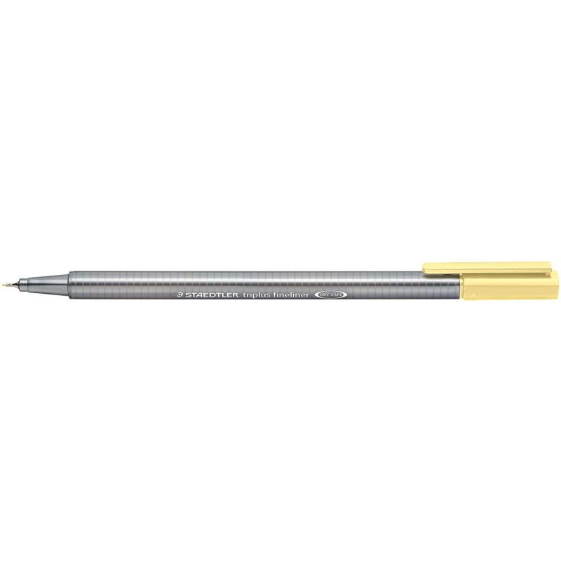 Staedtler Triplus Fineliner 334 Pennarello Punta Fine - Tratto da 0,3 mm - Inchiostro a base acqua - Colore vaniglia 10pz 10pz Staedtler Triplus Fineliner 334 Pennarello Punta Fine - Tratto da 0,3 mm - Inchiostro a base acqua - Colore vaniglia 10pz 10pz
