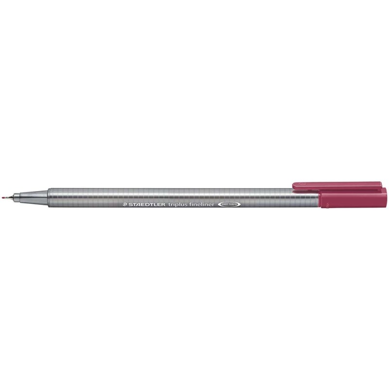 Staedtler Triplus Fineliner 334 Rotulador de Punta Fina - Trazo de 0.3mm - Tinta Base de Agua - Color Rojo Oscuro Staedtler Triplus Fineliner 334 Rotulador de Punta Fina - Trazo de 0.3mm - Tinta Base de Agua - Color Rojo Oscuro