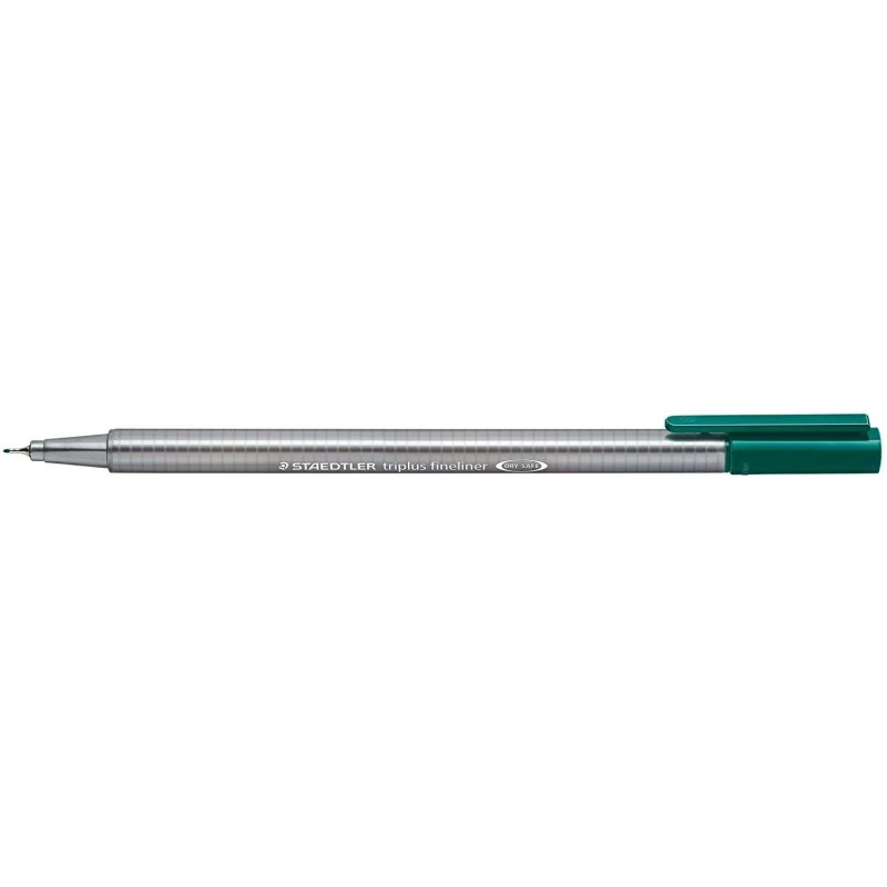 Staedtler Triplus Fineliner 334 Pennarello Punta Fine - Tratto da 0,3 mm - Inchiostro a base d'acqua - Colore Blu Indaco 10pz 10 Staedtler Triplus Fineliner 334 Pennarello Punta Fine - Tratto da 0,3 mm - Inchiostro a base d'acqua - Colore Blu Indaco 10pz 10