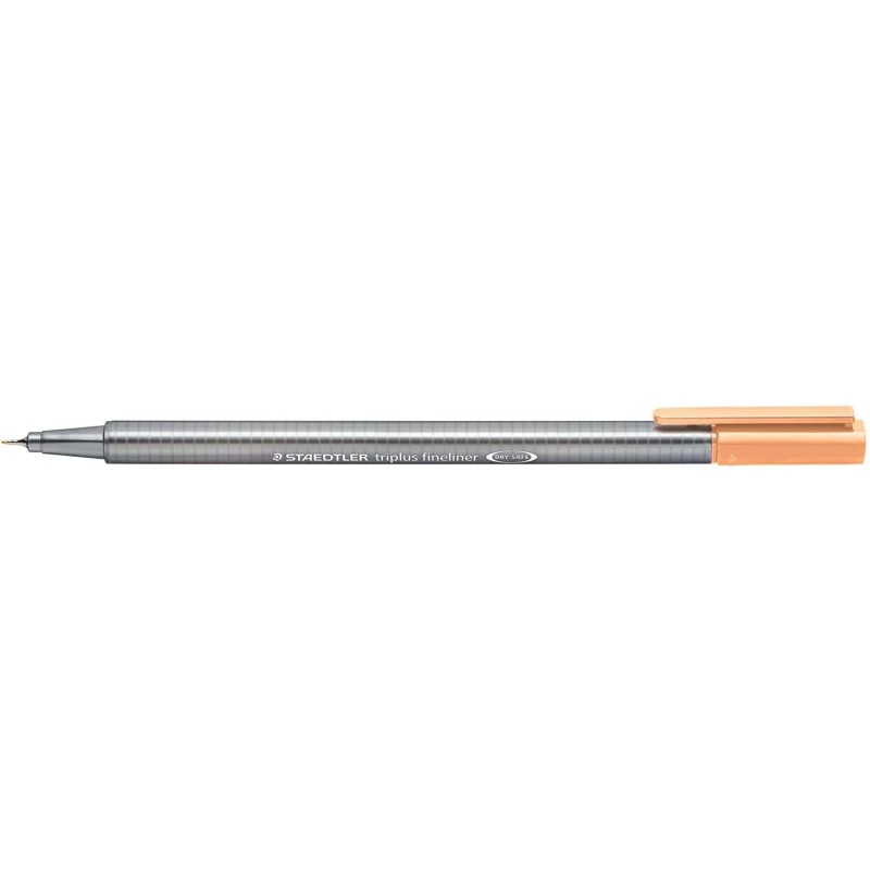 Staedtler Triplus Fineliner 334 Pennarello Punta Fine - Tratto da 0,3 mm - Inchiostro a base d'acqua - Colore Arancione Chiaro 1 Staedtler Triplus Fineliner 334 Pennarello Punta Fine - Tratto da 0,3 mm - Inchiostro a base d'acqua - Colore Arancione Chiaro 1