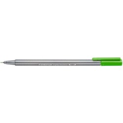 Staedtler Triplus Fineliner 334 Pennarello punta fine - Tratto da 0,3 mm - Inchiostro a base acqua - Colore verde chiaro 10pz 10