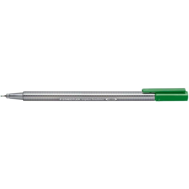 Staedtler Triplus Fineliner 334 Rotulador de Punta Fina - Trazo de 0.3mm - Tinta Base de Agua - Color Verde Savia Staedtler Triplus Fineliner 334 Rotulador de Punta Fina - Trazo de 0.3mm - Tinta Base de Agua - Color Verde Savia
