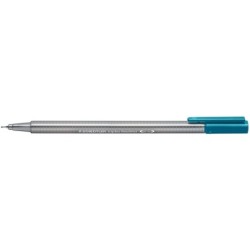 Staedtler Triplus Fineliner 334 Pennarello Punta Fine - Tratto da 0,3 mm - Inchiostro a base d'acqua - Colore Verde Opale 10pz 1