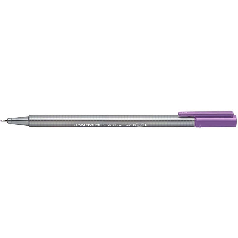 Staedtler Triplus Fineliner 334 Rotulador de Punta Fina - Trazo de 0.3mm - Tinta Base de Agua - Color Lila Staedtler Triplus Fineliner 334 Rotulador de Punta Fina - Trazo de 0.3mm - Tinta Base de Agua - Color Lila