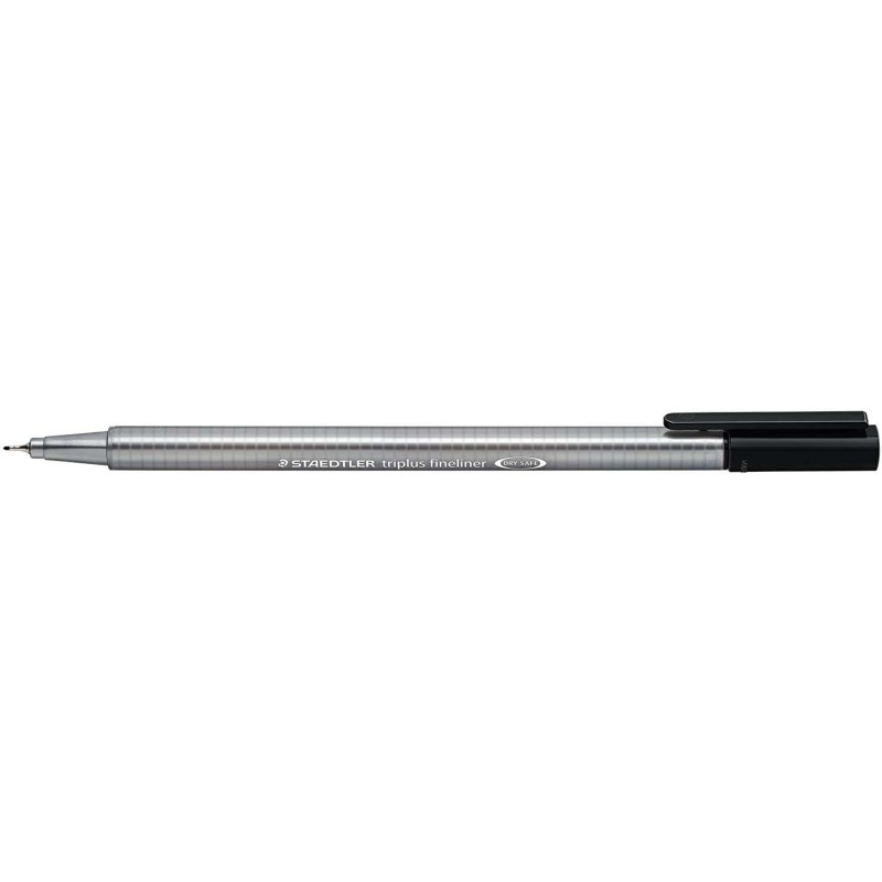 Staedtler Triplus Fineliner 334 Rotulador de Punta Fina - Trazo de 0.3mm - Tinta Base de Agua - Color Negro Staedtler Triplus Fineliner 334 Rotulador de Punta Fina - Trazo de 0.3mm - Tinta Base de Agua - Color Negro