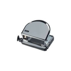 Petrus 52C Taladro Perforador Metalico - Hasta 20 Hojas - Marcas de Formato - Vaciado Facil - Punzones 5.5mm - Color Cromado