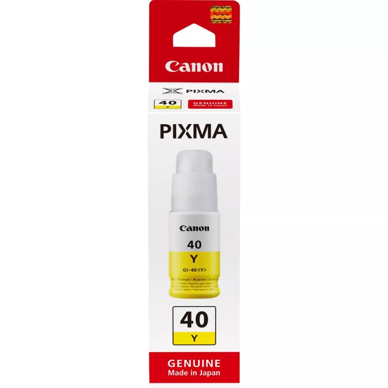 Bottiglia d'inchiostro originale gialla Canon GI40 - GI40Y/3402C001
