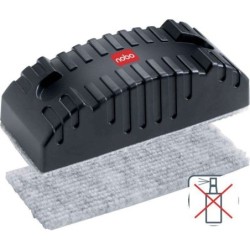Gomma magnetica per lavagna Nobo - Cancellabile a secco - Rimuove residui di inchiostro e sporco - Colore nero