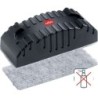 Gomma magnetica per lavagna Nobo - Cancellabile a secco - Rimuove residui di inchiostro e sporco - Colore nero