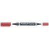Staedtler Lumocolor 348 Rotulador Permanente de Doble Punta - Secado Rapido - Color Rojo