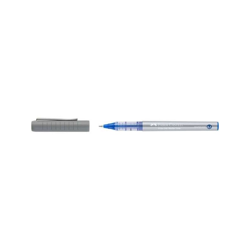 Faber-Castell Penna a inchiostro liquido con inchiostro roller free - Punta conica da 0,7 mm - Larghezza tratto sottile - Clip i Faber-Castell Penna a inchiostro liquido con inchiostro roller free - Punta conica da 0,7 mm - Larghezza tratto sottile - Clip i