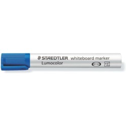 Staedtler Lumocolor 351 Pennarello per lavagna bianca - Punta a scalpello 2 - 5 mm circa - Asciugatura rapida - Colore blu 10pz 