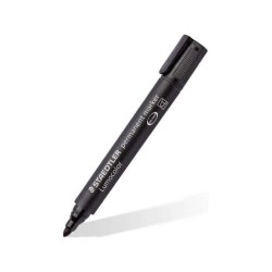 Staedtler Lumocolor 352 Rotulador Permanente - Punta Redonda - Trazo 2mm Aprox - Capuchon con Clip - Secado Rapido - Color Negro