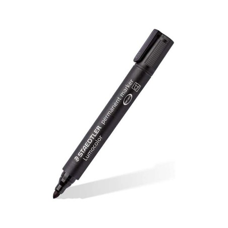 Pennarello indelebile Staedtler Lumocolor 352 - Punta rotonda - Tratto circa 2 mm - Cappuccio con clip - Asciugatura rapida - Co