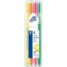 Staedtler Triplus Textsurfer 362 Confezione da 4 pennarelli fluorescenti - Tratto 1 - 4 mm circa - Vaschetta a base d'acqua - Co