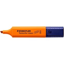 Staedtler Textsurfer Classic 364 Pennarello fluorescente - Punta a scalpello 1 - 5 mm circa - Asciugatura rapida - Colore aranci