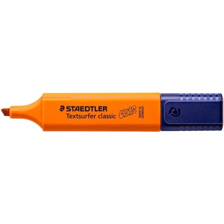 Staedtler Textsurfer Classic 364 Marcador Fluorescente - Punta Biselada 1 - 5mm Aprox - Secado Rapido - Color Naranja